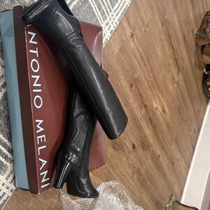 ANTONIO MELANI Black Heeled Boots